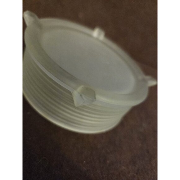 Vintage Art Deco Frosted Glass Footed Vanity Powder Jar - Picture 12 of 16
